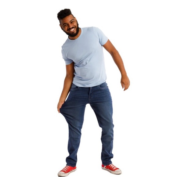 The perfect Jean nyc Mens Jeans Slim Thick Fit | 44 X 32 | Admiral Blue NEW!! - Picture 1 of 15